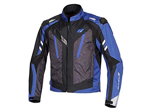 Amazon | [フラッグシップ] バイク用ジャケット ﾑｰﾌﾞｱﾗｳﾝﾄﾞｼﾞｬｹｯﾄ Blue
